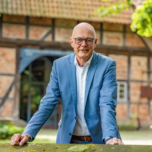 Wolfgang Klußmann am Deutschen Erdölmuseum in Wietze
