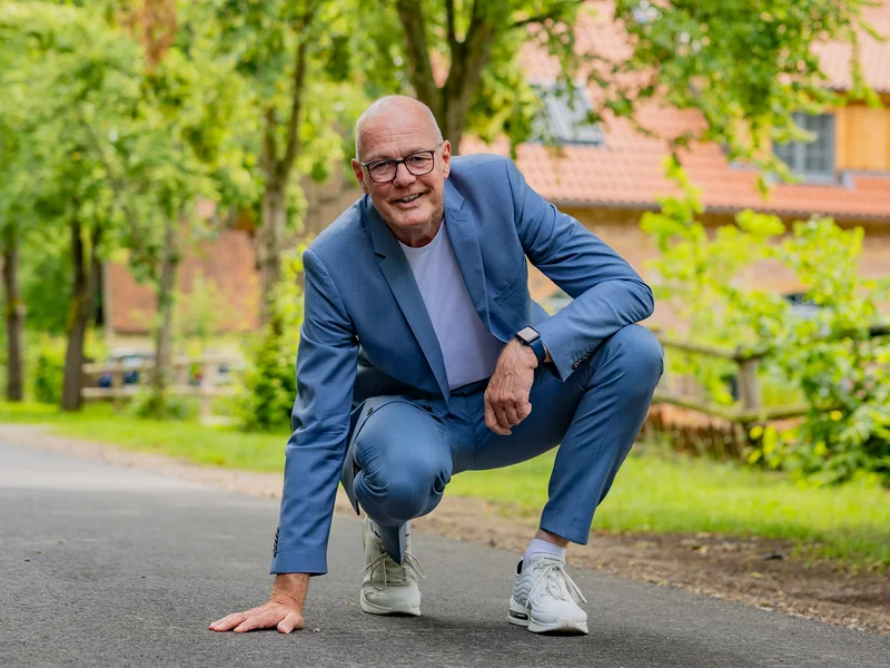 Wolfgang Klußmann im Grünen in Wietze
